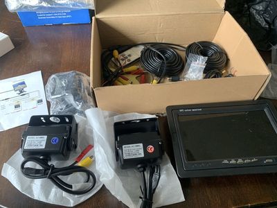 7-inch wired dual-camera bus Reversing Backup