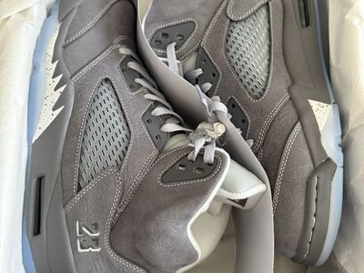 Jordan 5 Wolf Gray Size 12