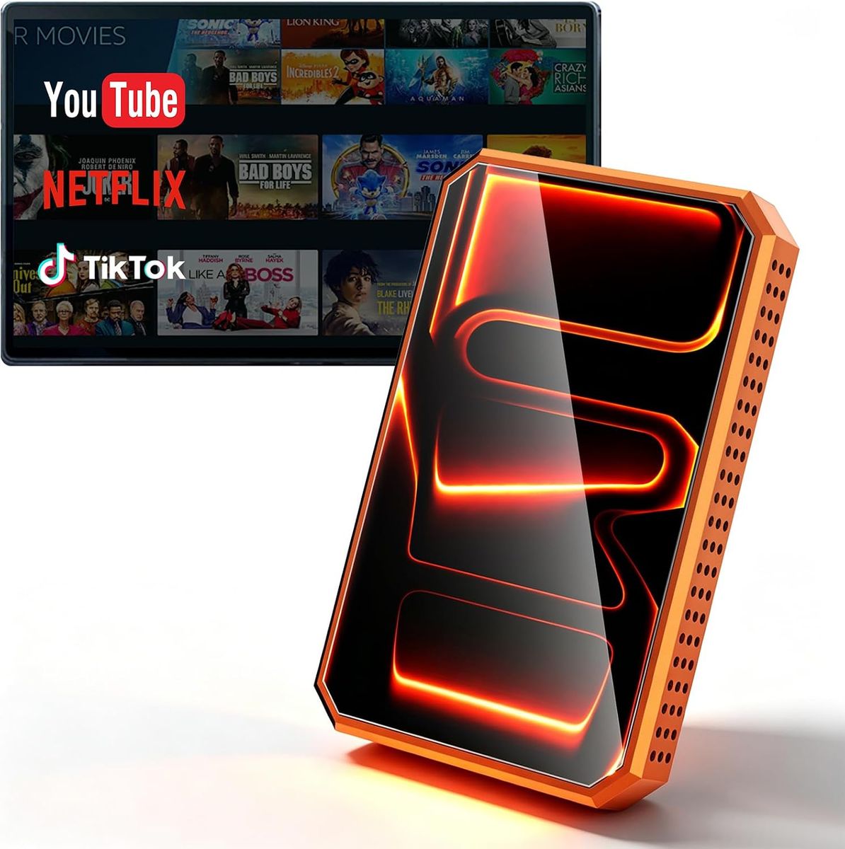 NEW Wireless CarPlay Android Auto Adapter with HDMI & USB Port, Magic AI Box Built-in Play Store YouTube, TikTok, etc