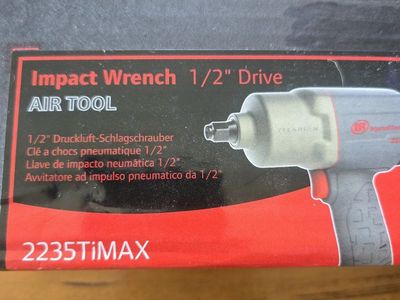Ingersoll Rand 2235TiMAX 1/2" Drive Titanium Air Impact Wrench