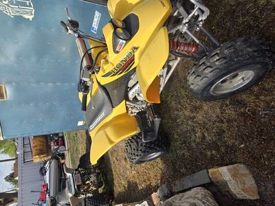 Honda and yamaha four wheeler