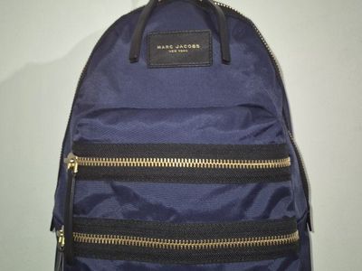 Marc Jacobs Biker Nylon Backpack Midnight Blue