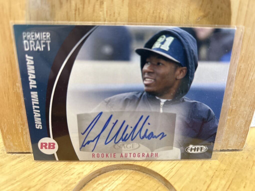 Jamaal Williams BYU Autograph Hand Signed Auto RC