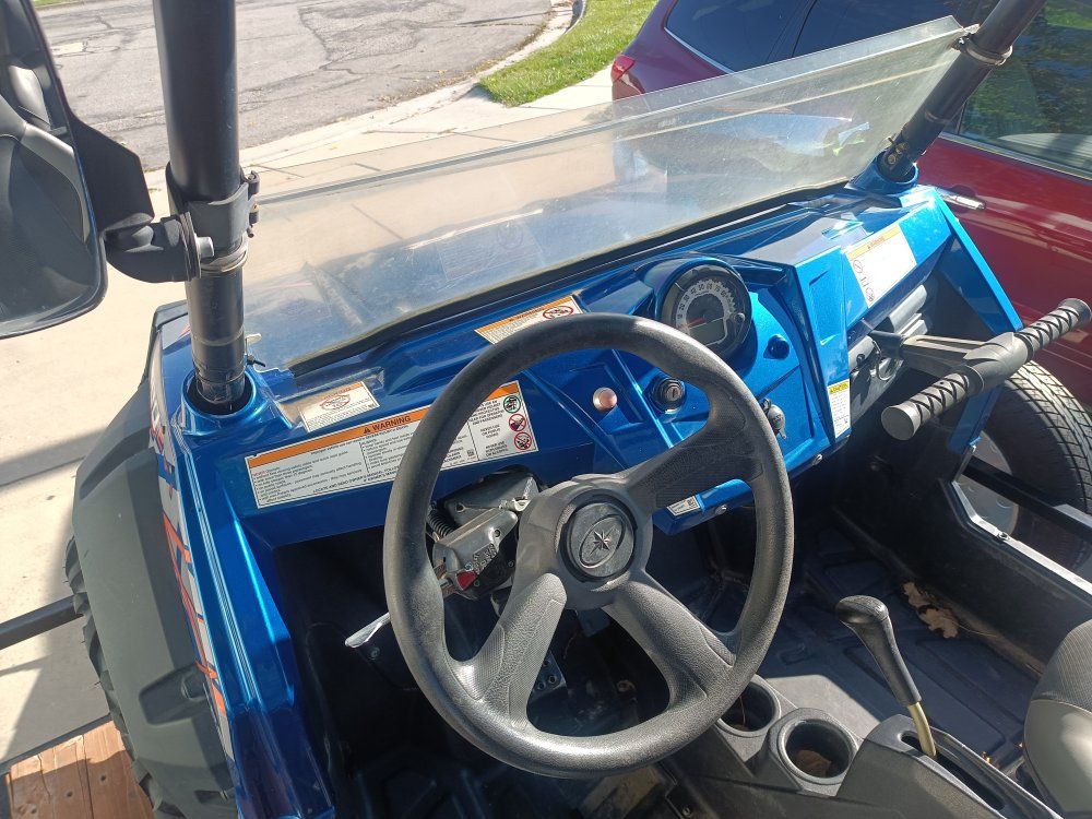Polaris RZR 4 Side-by-Side UTV Blue and Orange Off-Road | UTVs Used ...