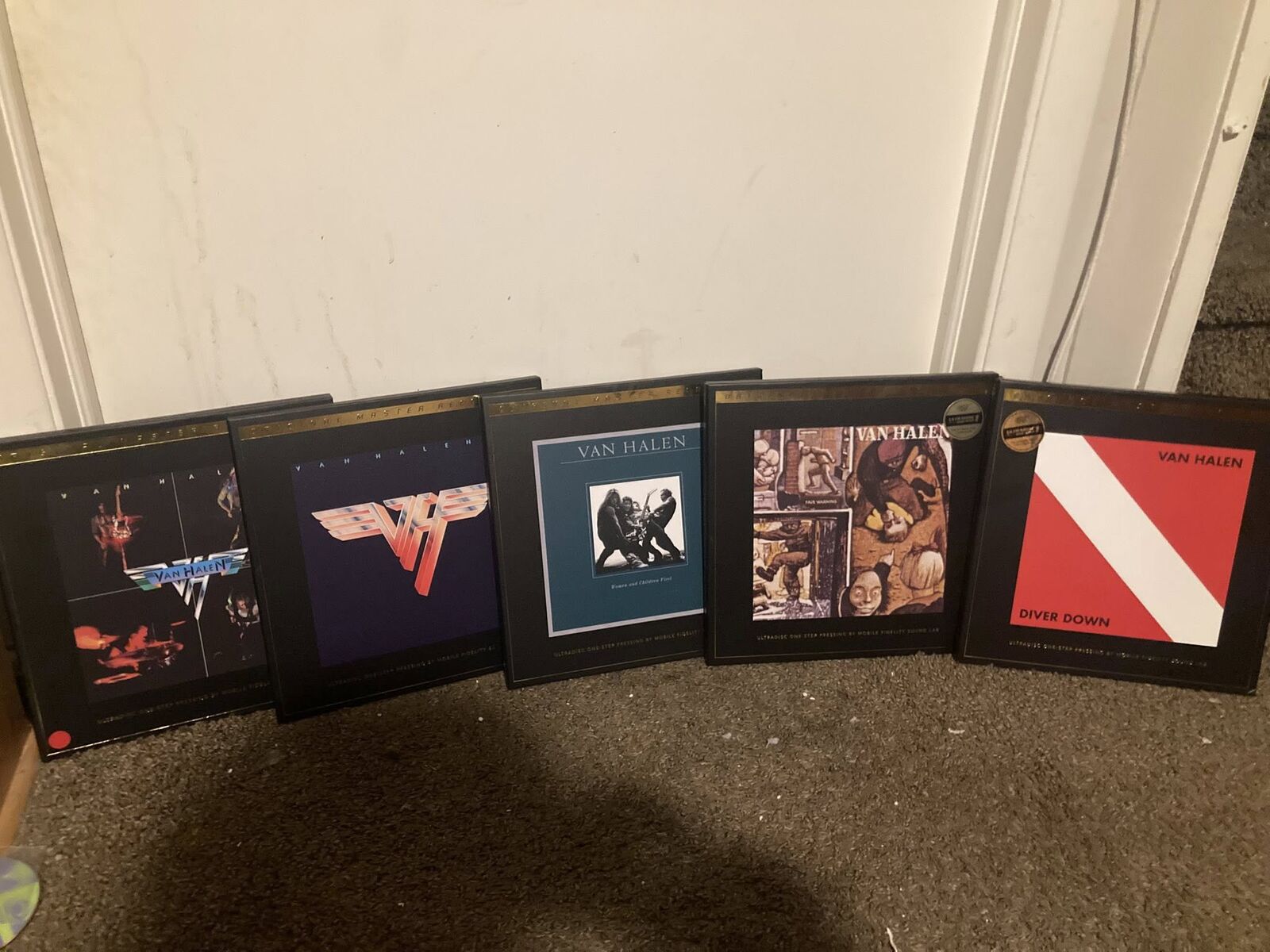 Van Halen Mobile Fidelity Sound Labs One-Step 45 rpm vinyl records