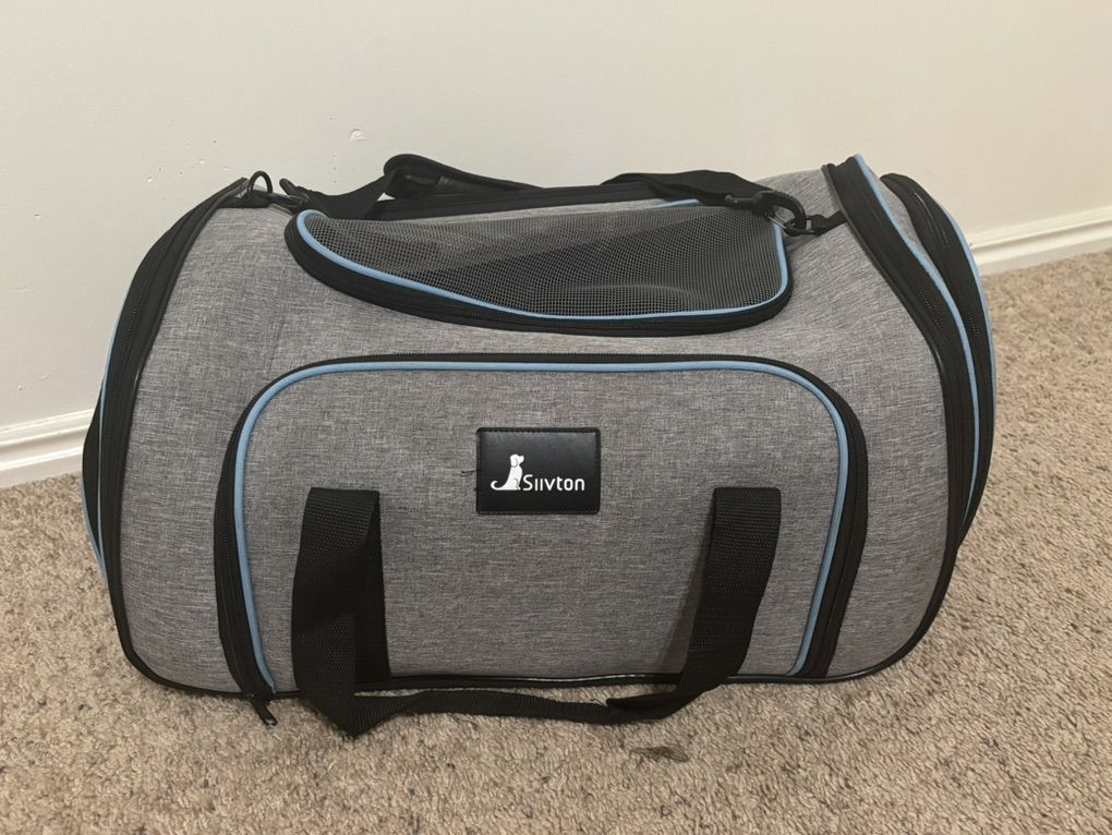 Pet Carrier, 4-Way Expandable Cat Dog Portable Pad