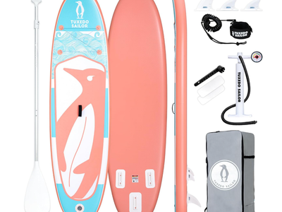 New in box 10'6" Paddle Board with SUP Accessories