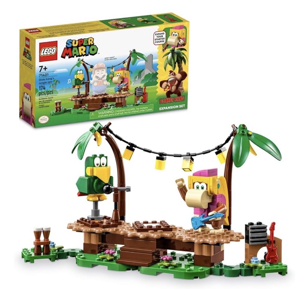 LEGO Super Mario Donkey Kong Dixie Kong’s Jungle Jam Expansion Set 71421