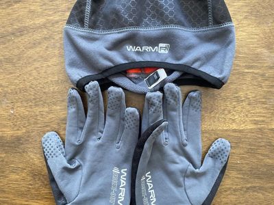 Warm Motorcycle Gear - Beanie and Gloves