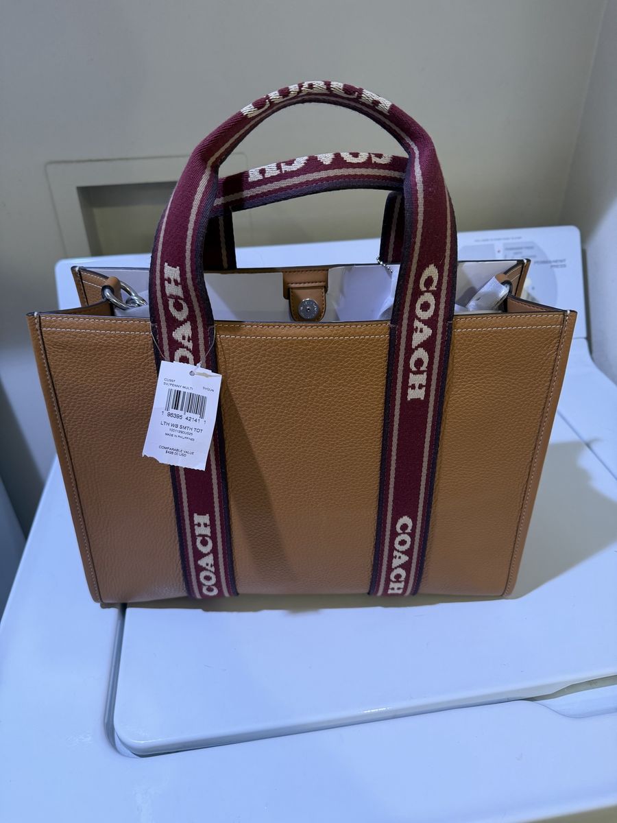 Coach Leather Field Tote Bag