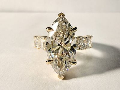 Marquise Cut Lab Grown Diamond Ring