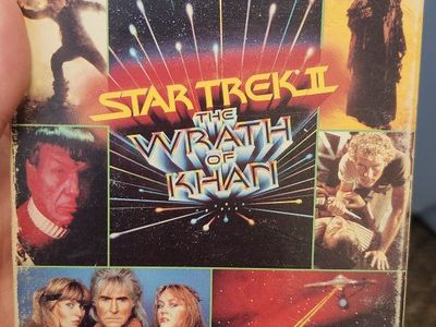 Star Trek II: The Wrath of Khan VHS (1982) Paramount Pictures
