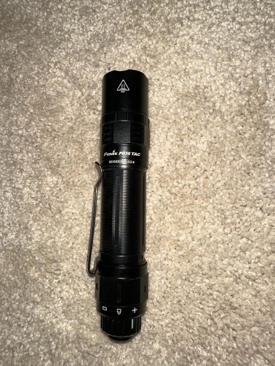 Fenix PD36 TAC Tactical Flashlight LED 3000 Lumens Black