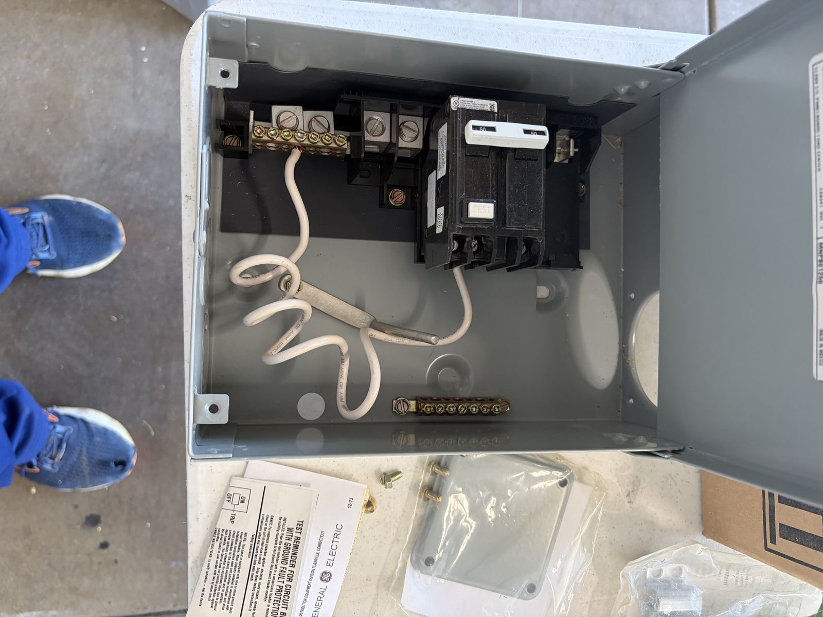 50 Amp G240-Volts Double Pole Ground Fault Breaker