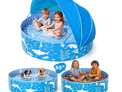 New in box Kiddie Pool with Canopy