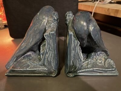 ROOKWOOD BOOK END BIRD RAVEN