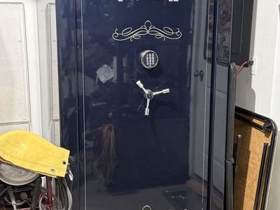 Fort Knox Large Dark Blue Security Safe with Digital Lock & Spoke Handle