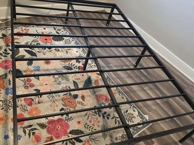 Black Metal full Size Platform Bed Frame - Sturdy & Easy Assembly, No Box Spring Needed