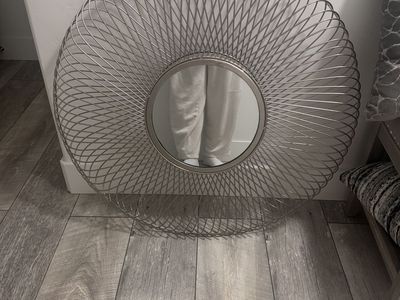 Silver Circle Mirror