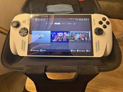 ASUS ROG Ally Handheld Gaming PC Model RC71L White with Carrying Case