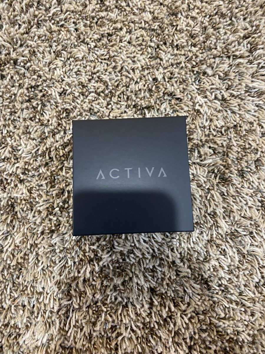 Activa Men's Chronograph Analog Quartz Watch with Black Leather Band