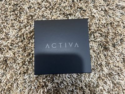 Activa Men's Chronograph Analog Quartz Watch with Black Leather Band
