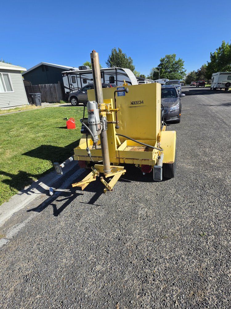 core drill trailer for sale or trade