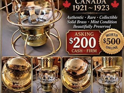 Adlake Vintage Railroad Lantern 1921-1923 (Canada)