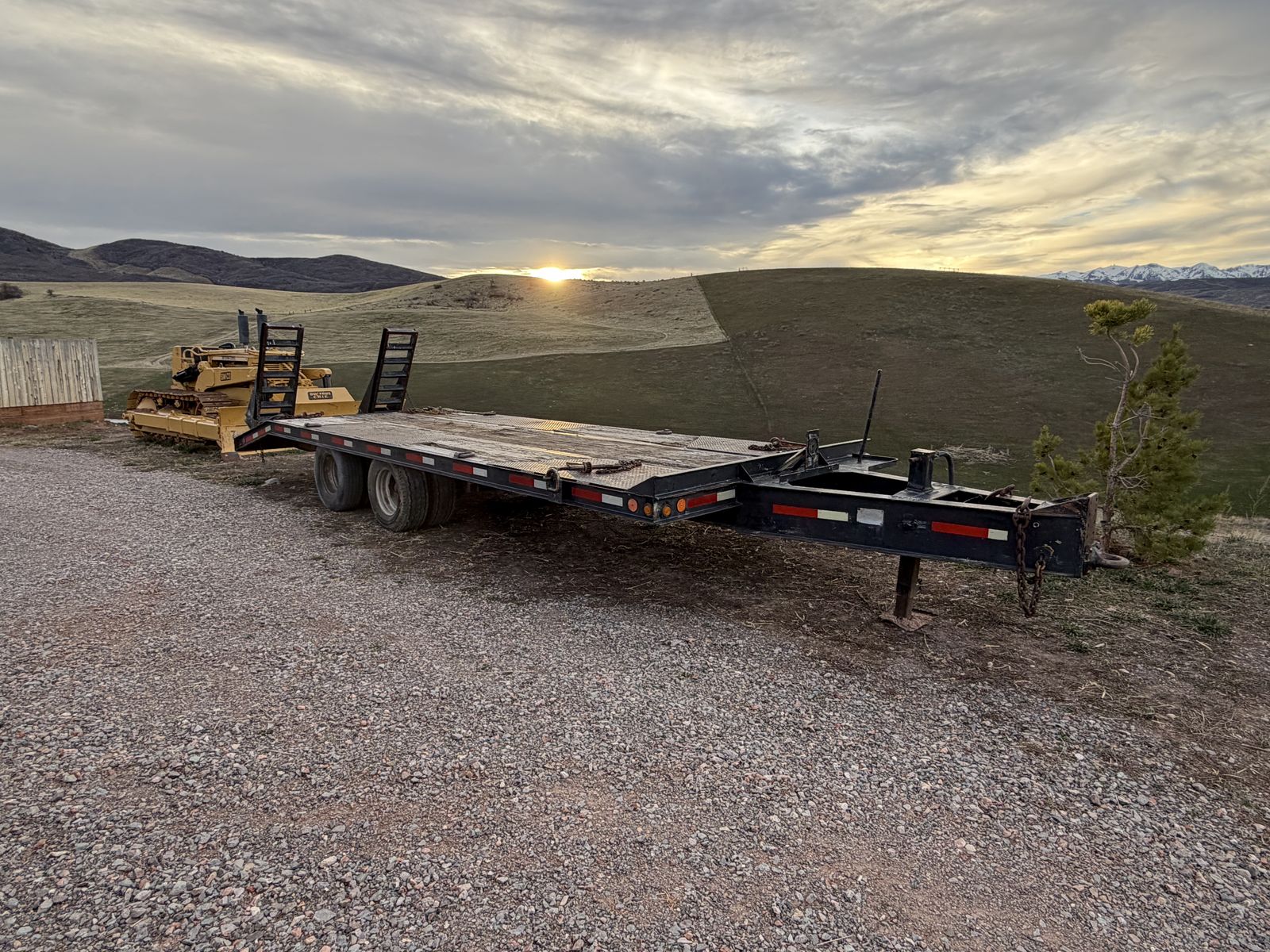 20' Heavy Duty Pintle Hitch Trailer