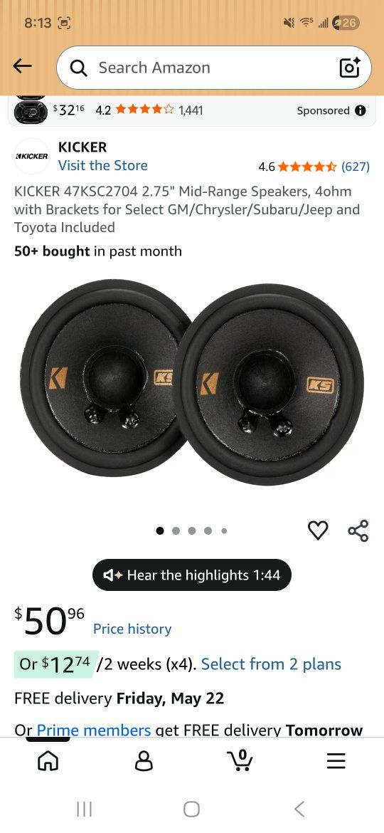 kicker tweeters