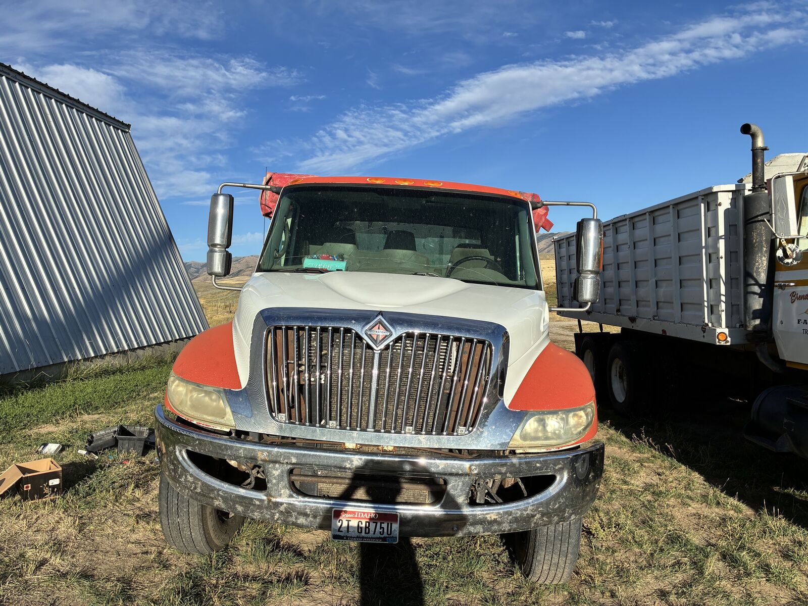 Ten wheeler, grain truck, dump truck