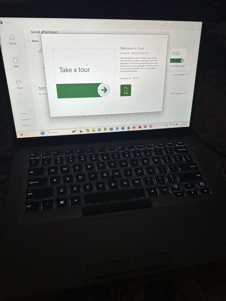 Dell Laptop i7 Core 10th Gen 16 GB RAM 512 GB SSD