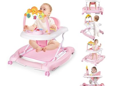 5-in-1 Baby Walker 6-12 Months, Pink