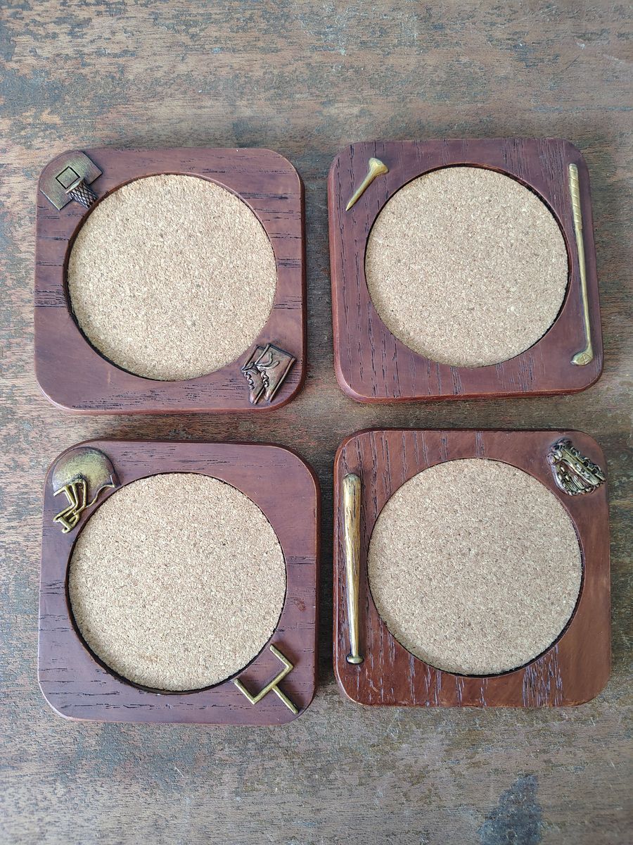 Sport themed coasters