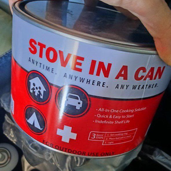Stove in a Can All-In-One Emergency Camping Stove