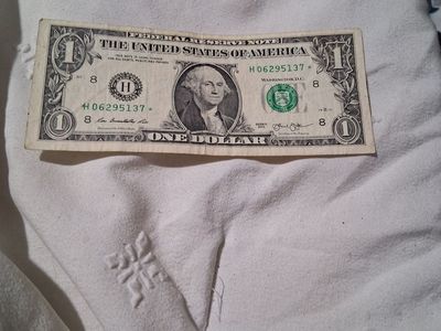 US $1 Dollar Star Note Series 2013 Circulated Currency