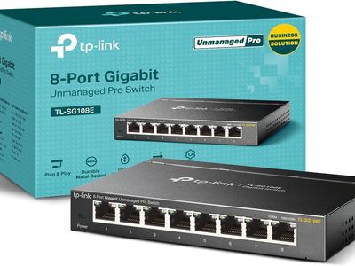 TP Link 8 Port Gigabit Switch TL-SG108E