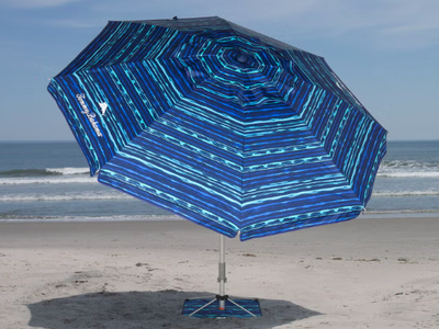Tommy Bahama ANCHORX 7.5’ Beach Umbrella System - Camping Hunting Tailgating