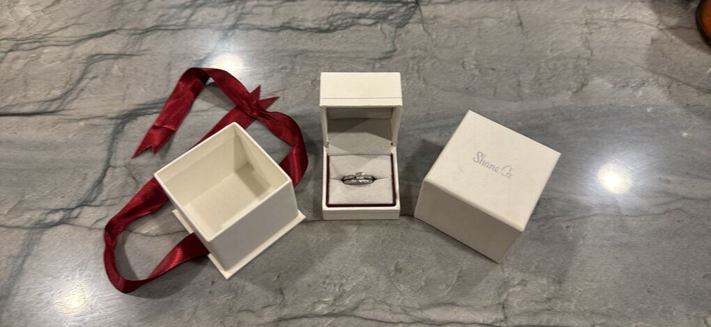 Natural Diamond Engagement Ring & Wedding Band