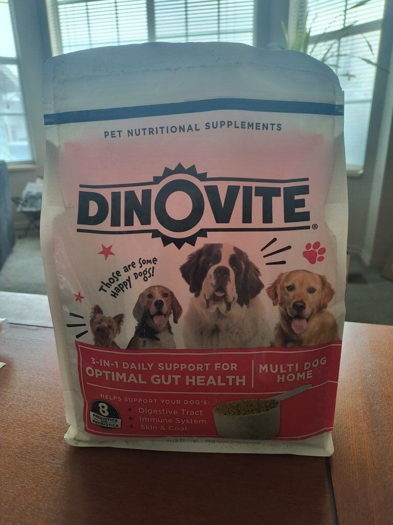 Dinovite dog supplement. brand new. unopened.