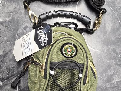 CMC Design Daypack Collection US Army Olive Green Mini Sling Bag Crossbody Pouch New