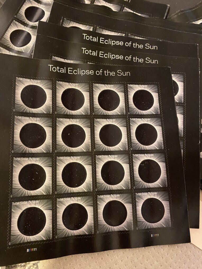 2017 Eclipse collector stamps