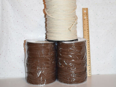 3 Large Spools of Macrame Cord