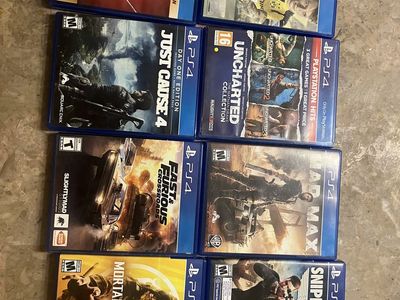 PS4 Game Bundle- 8 Games