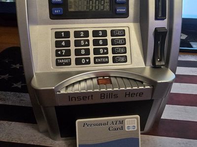ATM Savings Bank with Personal ATM Card - Teach Kids Money Management