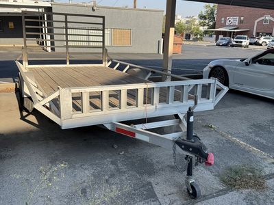 Baughman 7x14’ aluminum ATV trailer