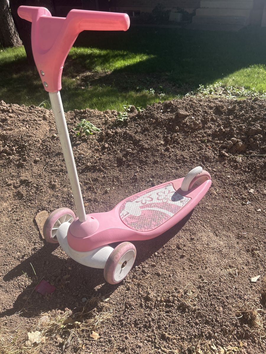 pink scooter