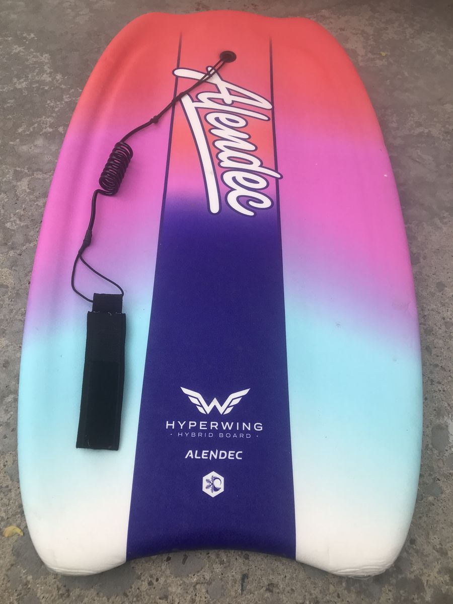 ALENDEC HYPER WING BODY BOARD MORY BOOGIE BOARD 43" HARD BOTTOM