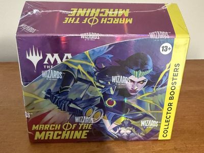 New Sealed MTG March of the Machine Collector Booster Box Magic the Gathering