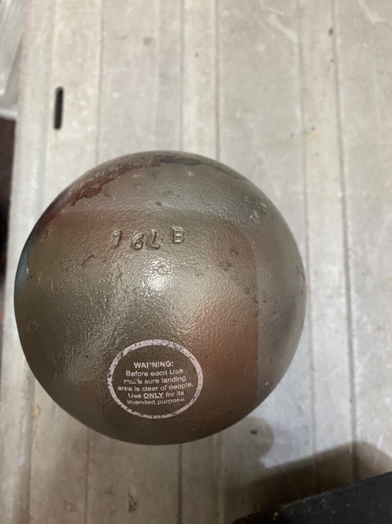 PRO SHOT PUT 16 LBS strength training weight